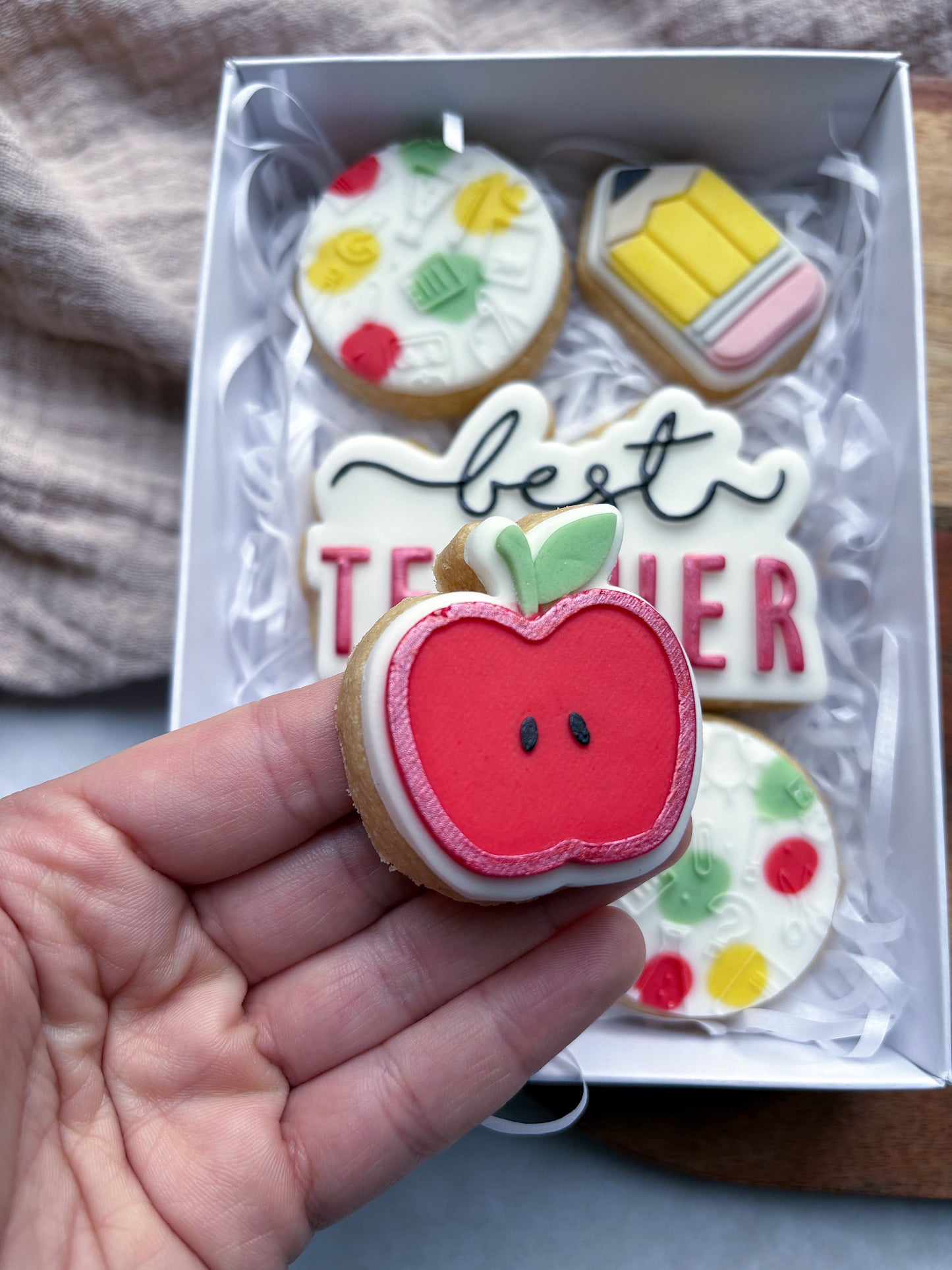 'Best Teacher' Shortbread Box