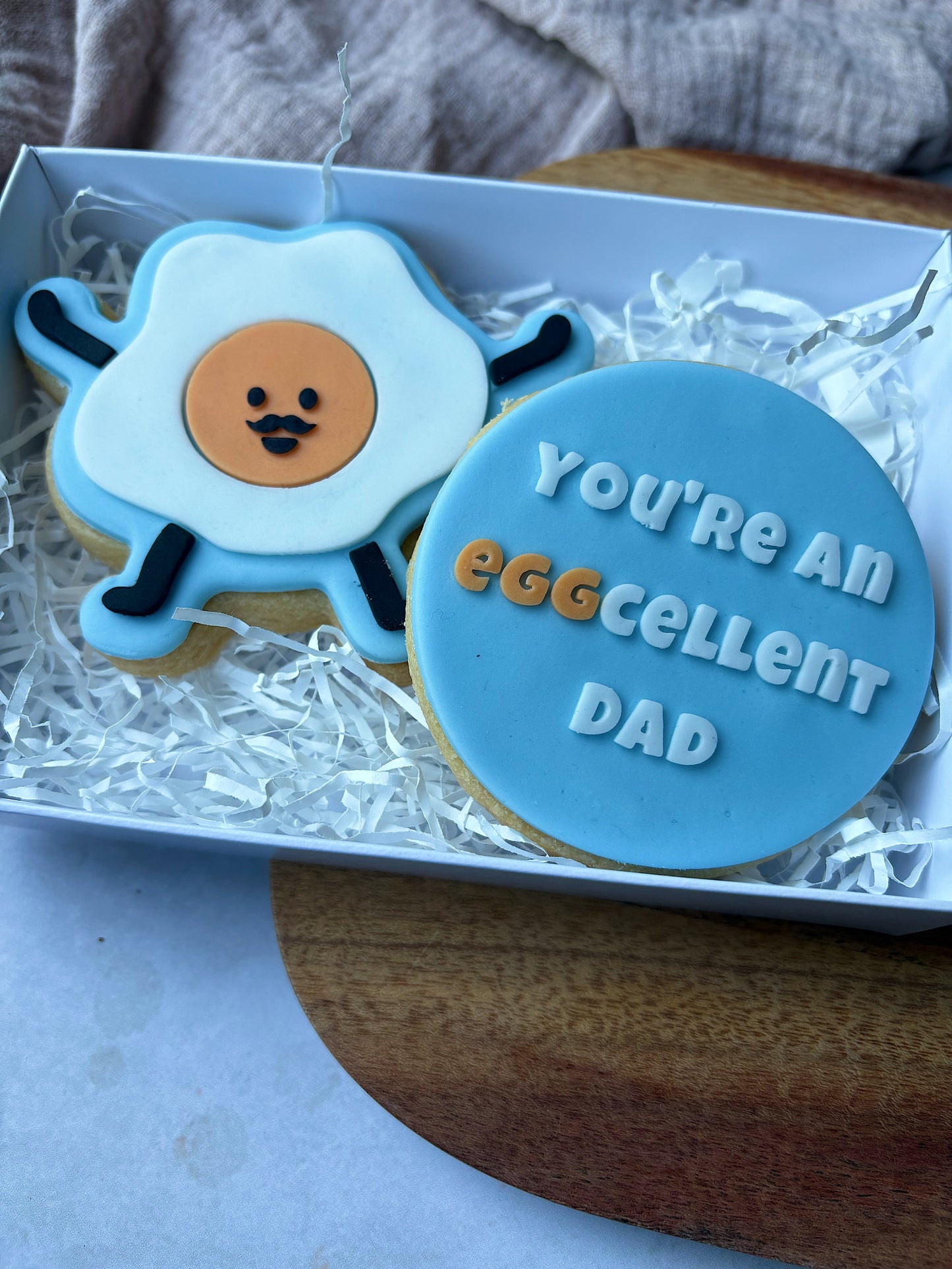 You're an Eggcellent Dad Shortbread