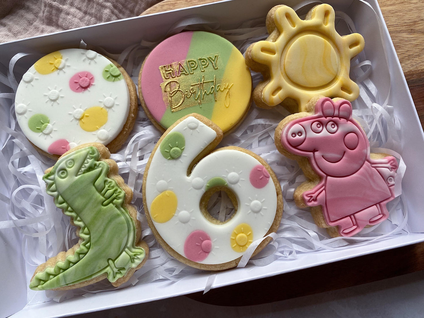 Peppa Pig Birthday Biscuits