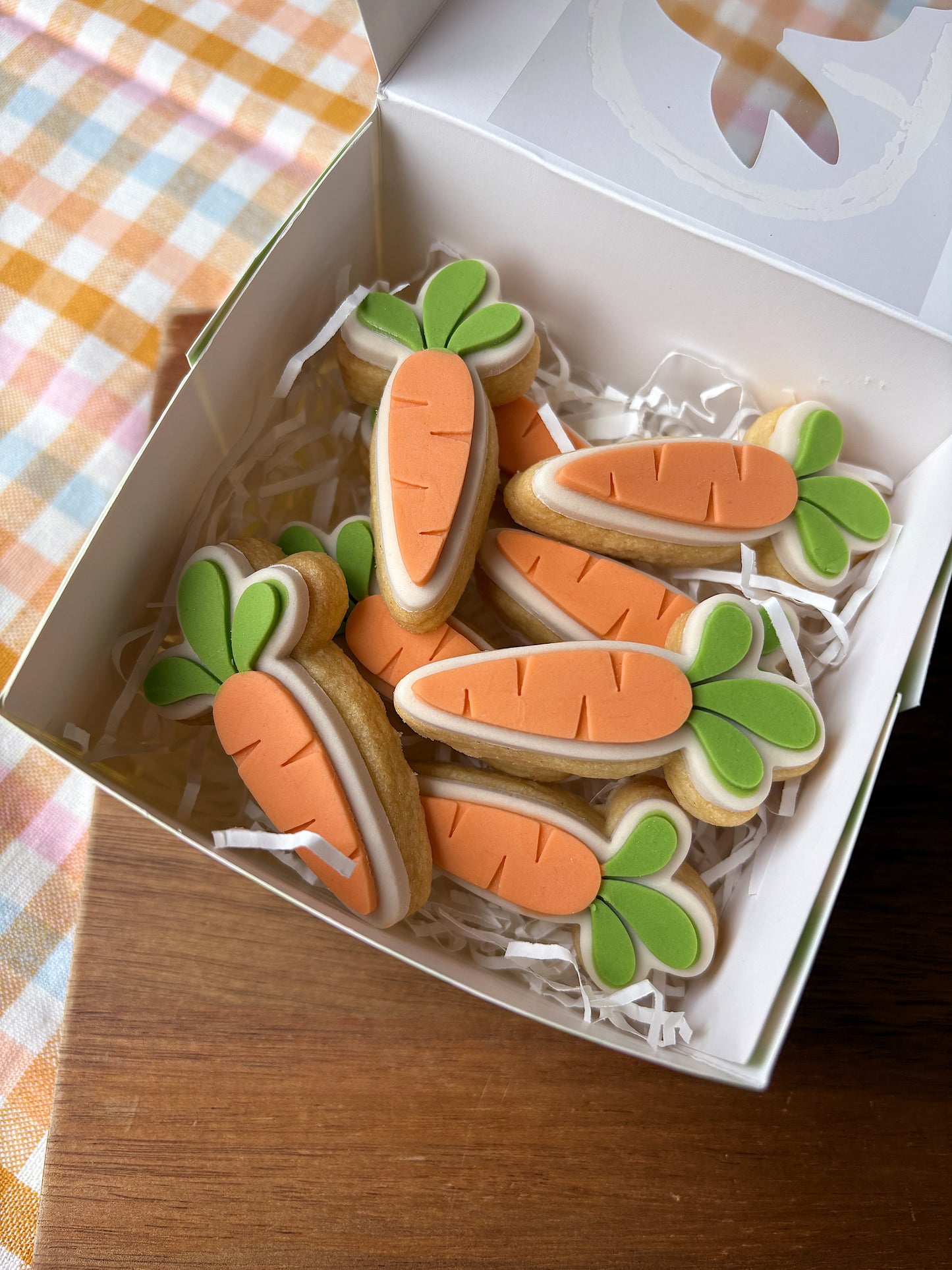 'Mini Carrots' Shortbread Biscuit Box