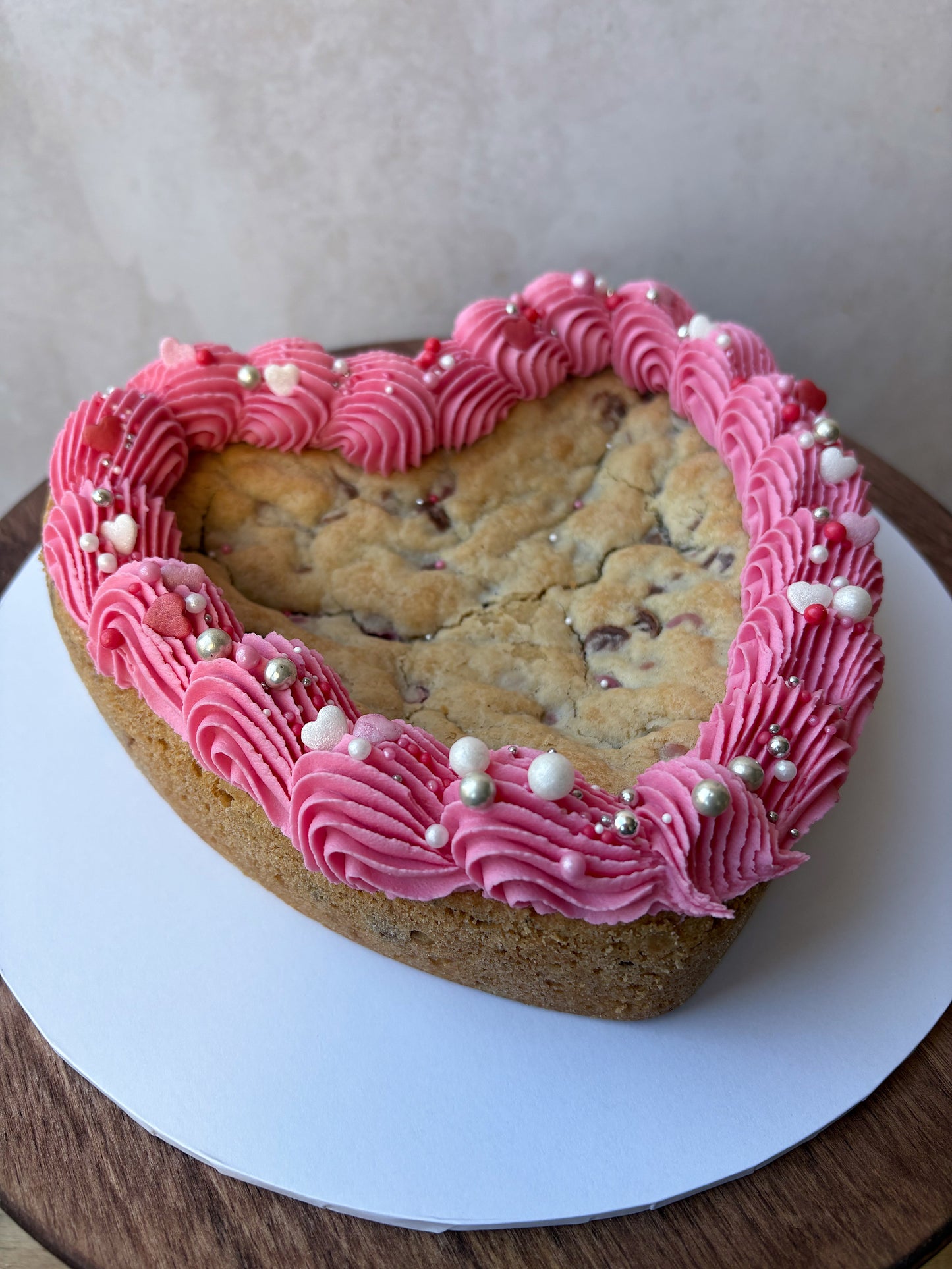 Heart-Shaped Valentine’s Cookie
