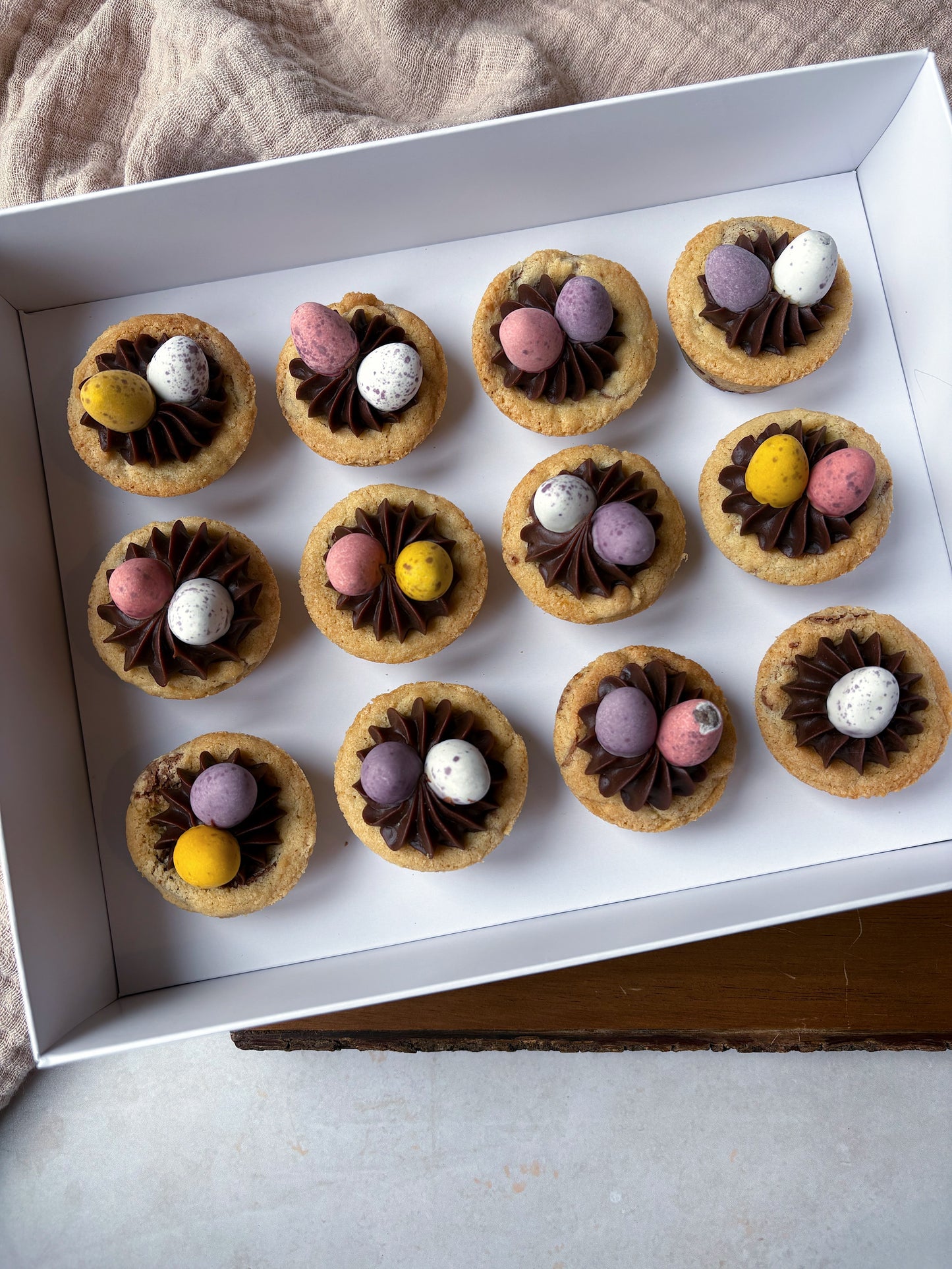 x12 Mini Egg Cookie Cups