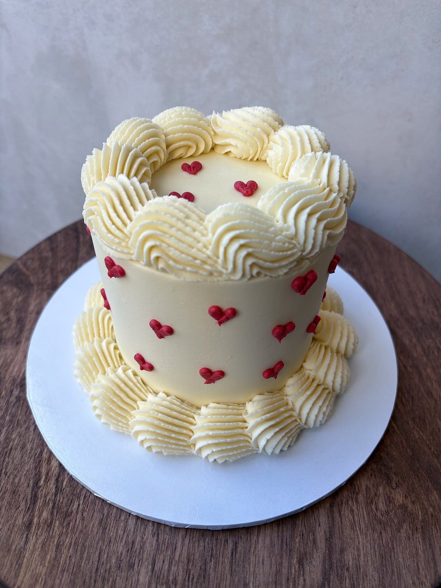 Vintage Heart Celebration Cake