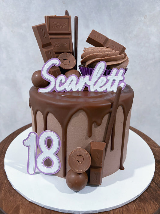 Chocolate Overload Celebration Cake