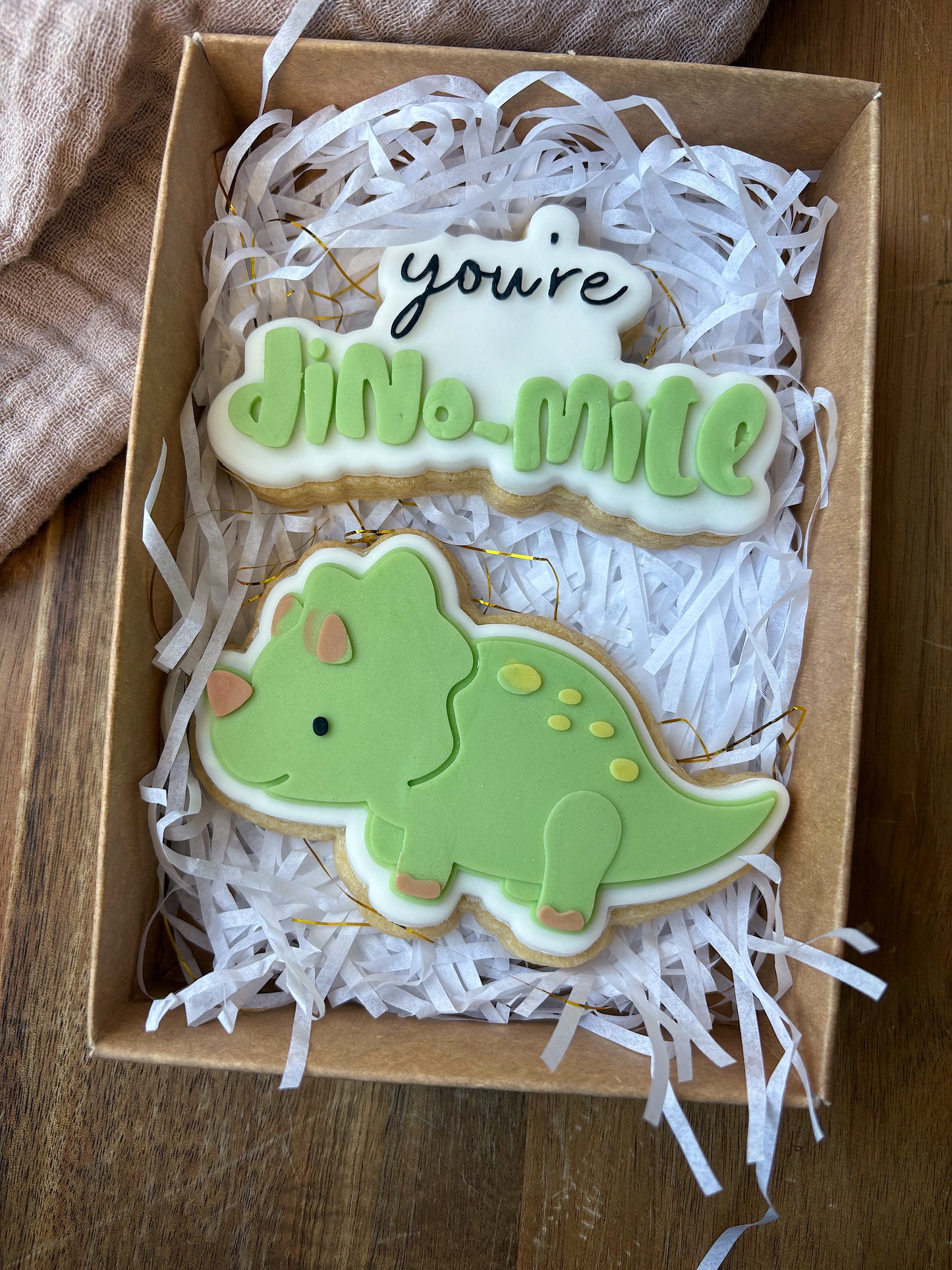 'You're Dino-Mite' Shortbread Gift Box