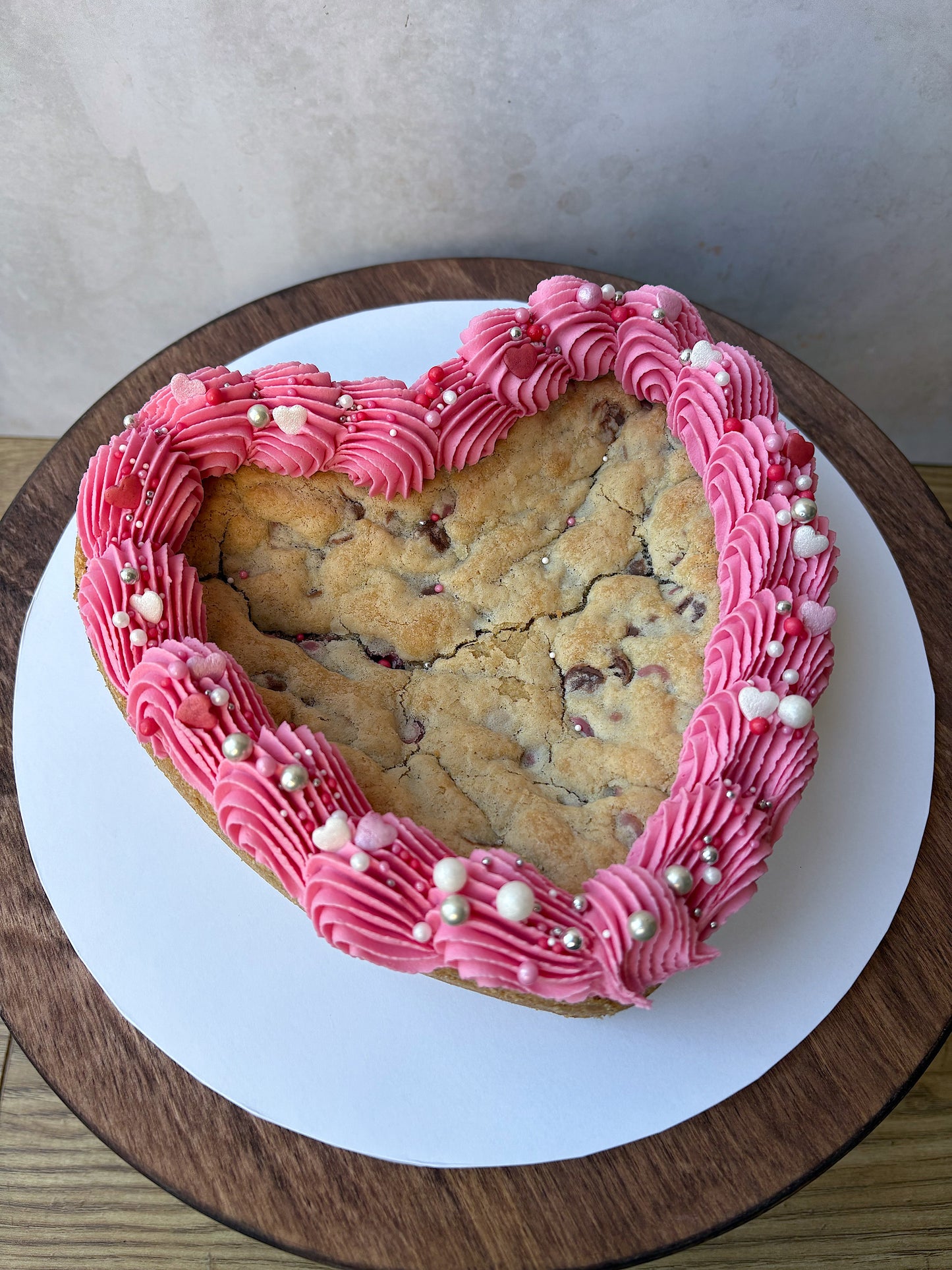 Heart-Shaped Valentine’s Cookie