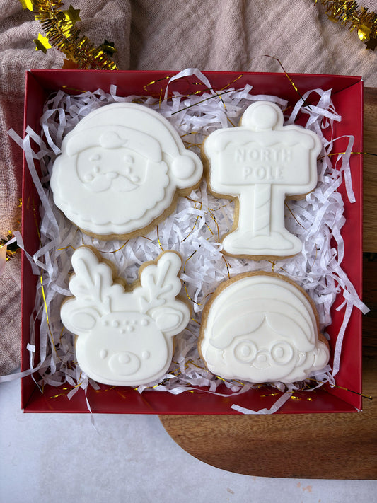 'North Pole' Paint Your Own Shortbread Box