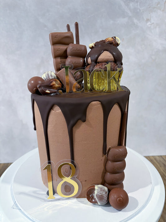 Chocolate Overload Celebration Cake