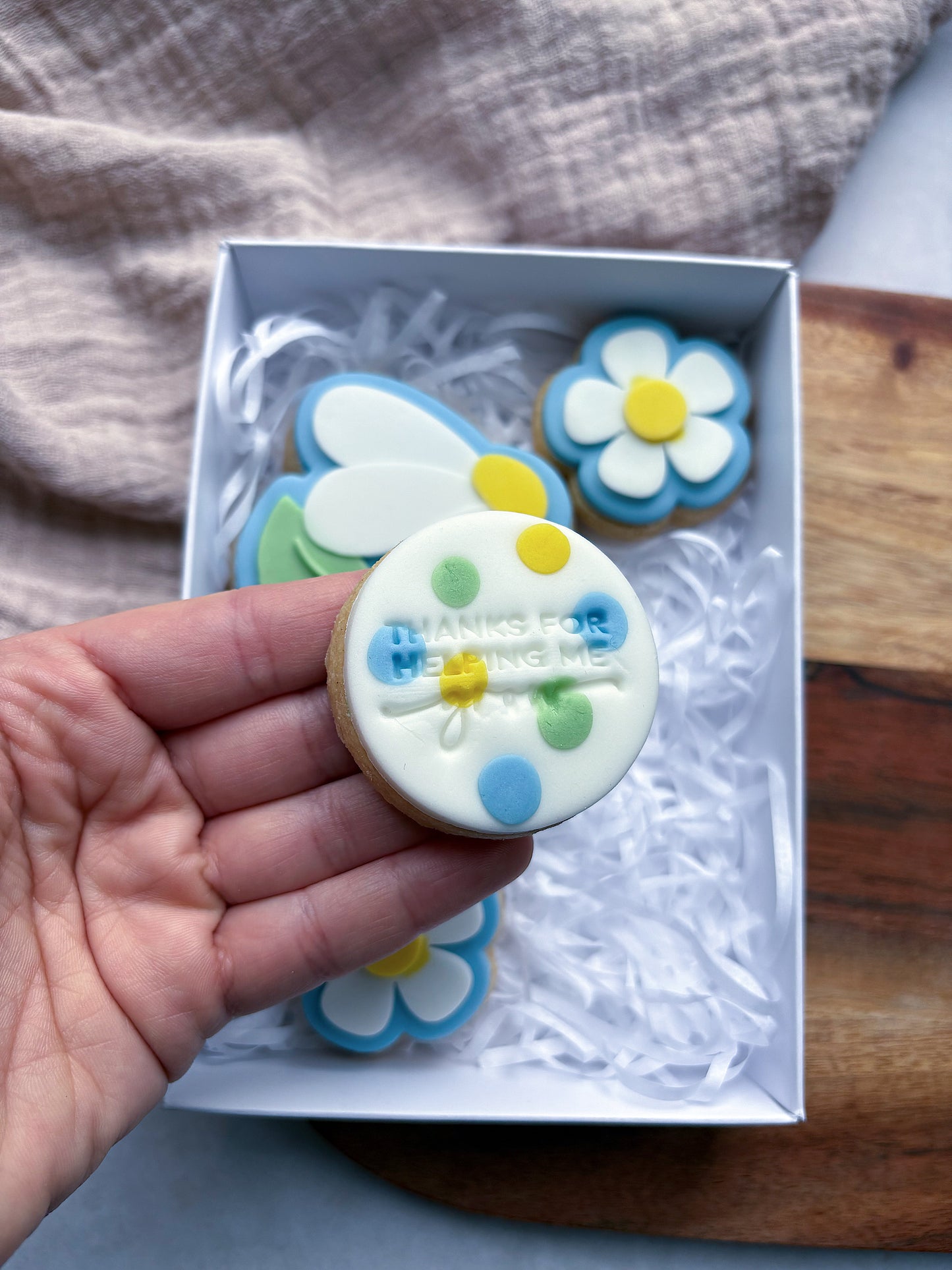 'Thanks For Helping Me Grow' Shortbread Box