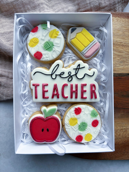 'Best Teacher' Shortbread Box