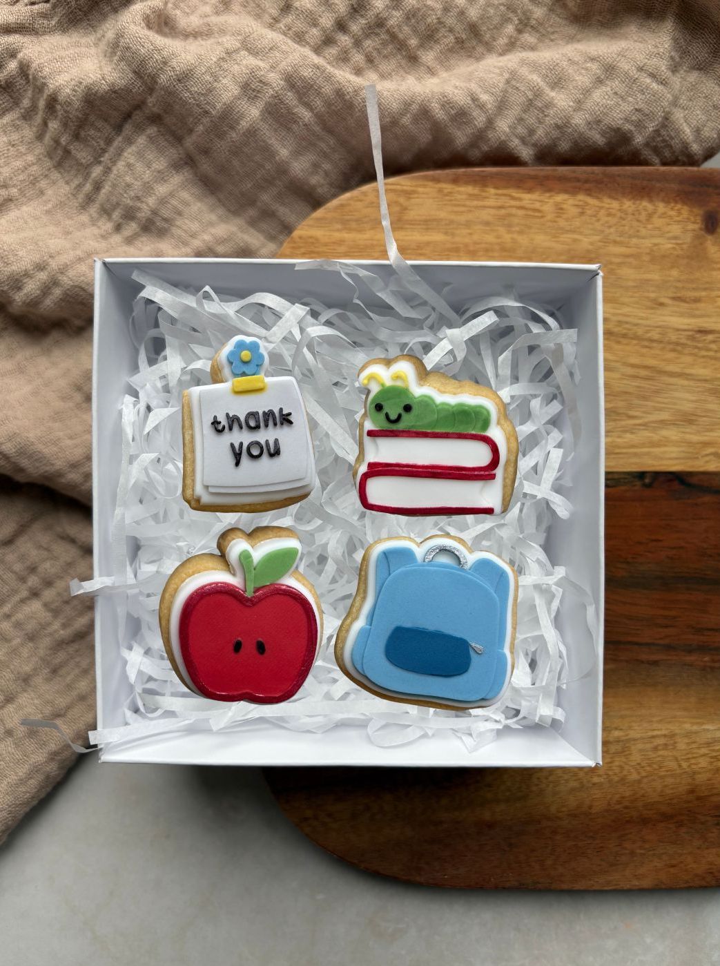 Nursery Thank You Shortbread Box