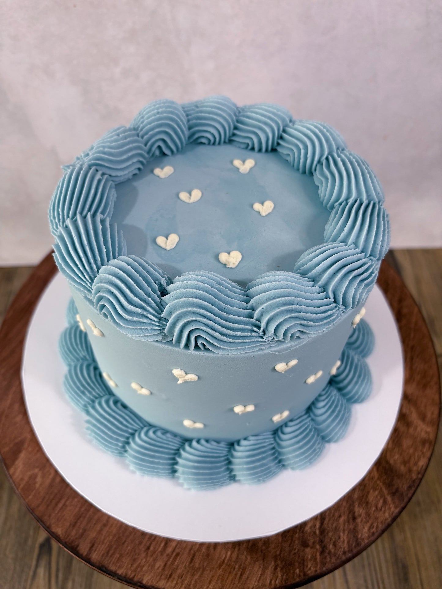 Vintage Heart Celebration Cake