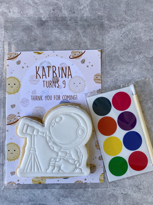 Paint Your Own Space Party Favours