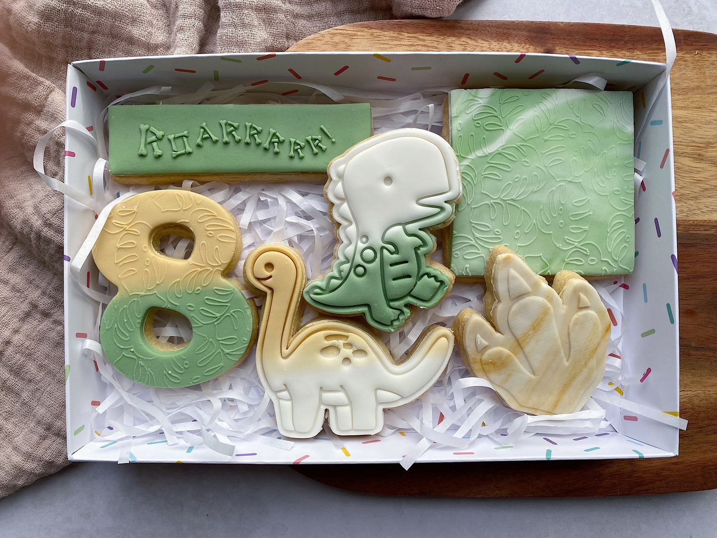 Dinosaur Birthday Biscuits