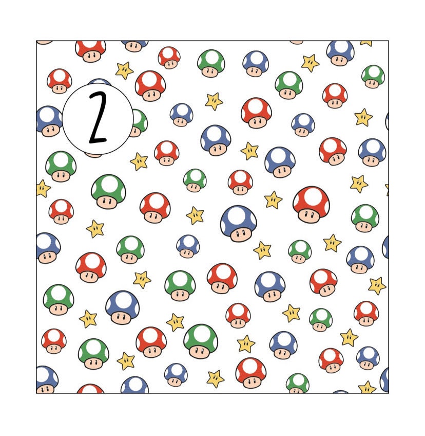 Paint Your Own Mario Party Favours