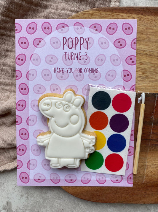 Paint Your Own Peppa Pig Party Favours