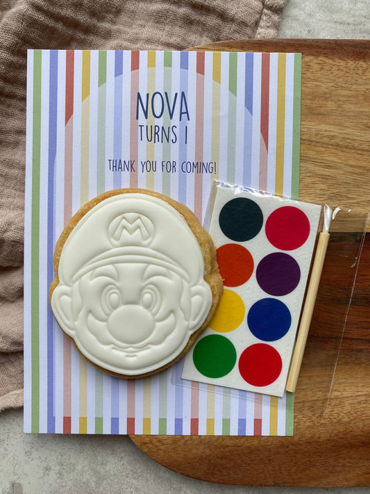 Paint Your Own Mario Party Favours