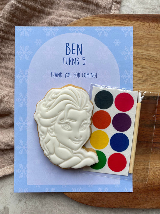 Paint Your Own Elsa Party Favours