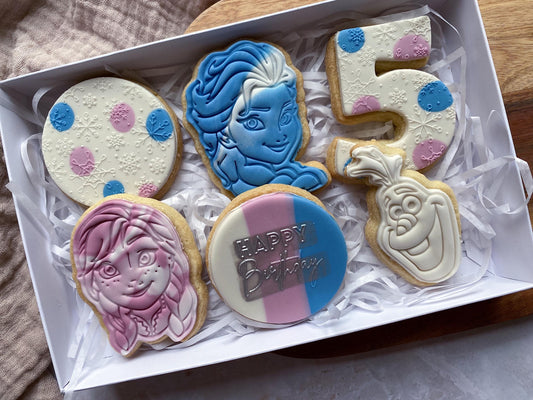 Frozen Birthday Biscuits