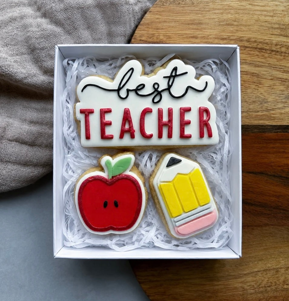 'Best Teacher' Shortbread Box